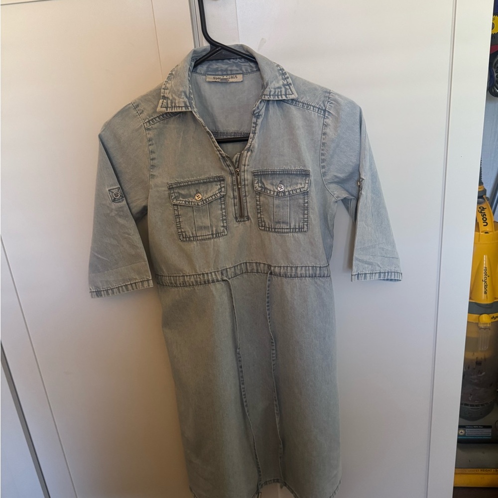 Men's Denim Shirt Dress